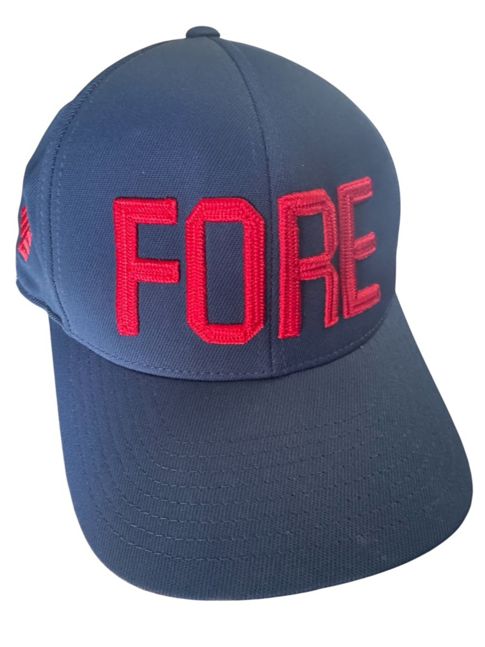 G/FORE Chatham Hills FORE Embroidered Golf Hat Navy Red Adjustable Cap